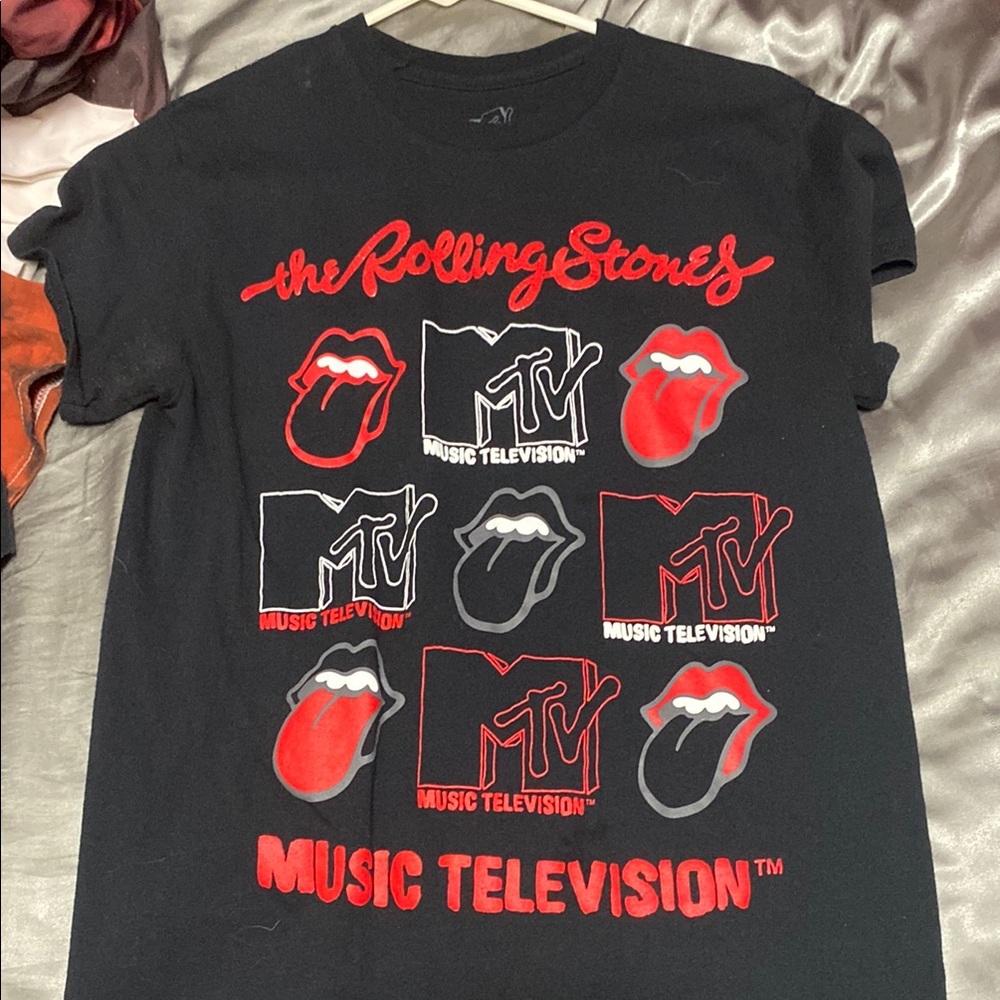 Rolling Stones MTV Black T-Shirt